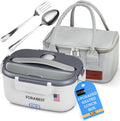 Heated Lunch Box Electric 80W Portable Food Warmer - Fast Hot Meals