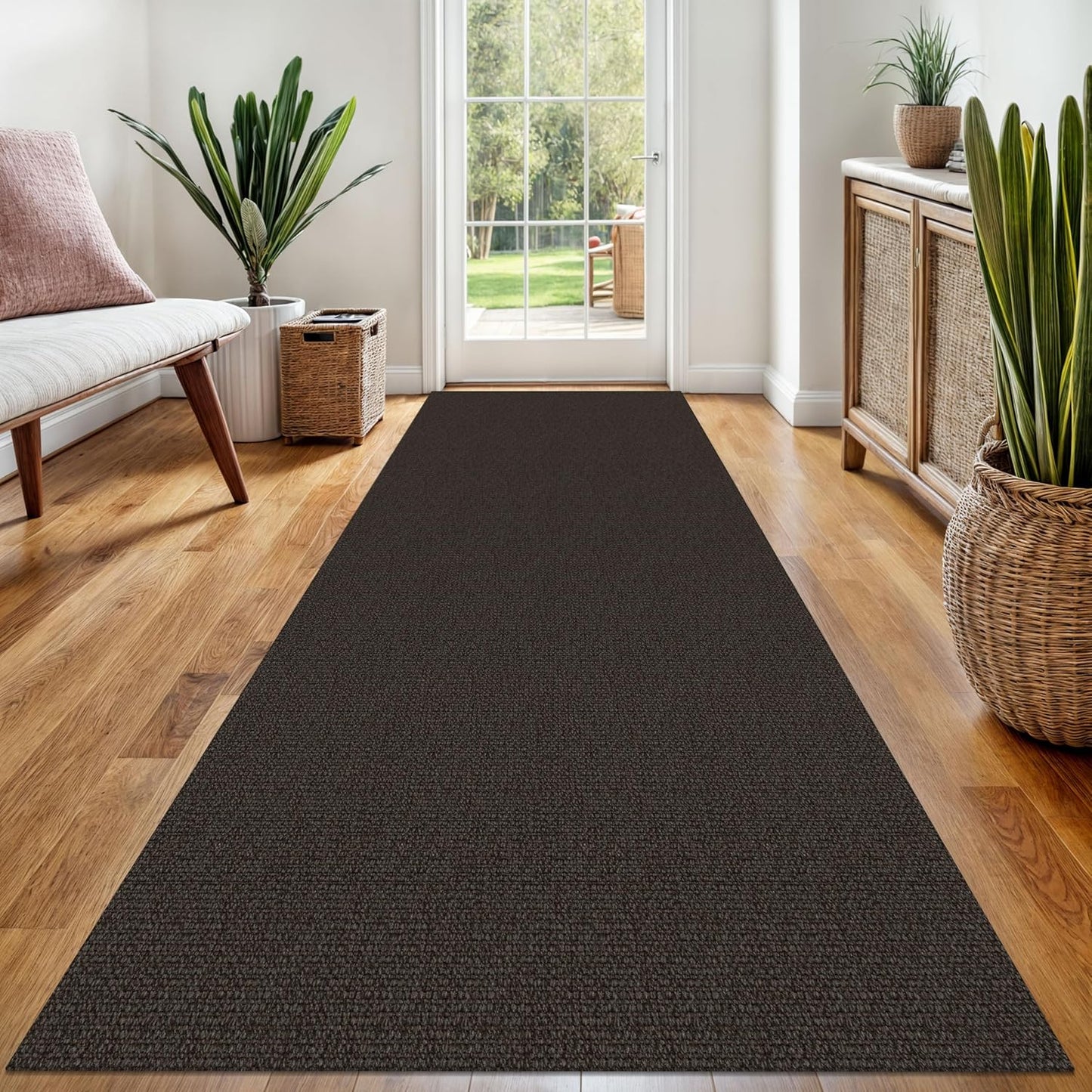 Non Slip Washable Runner Rug 3x8 Ft for Hallways and Kitchens