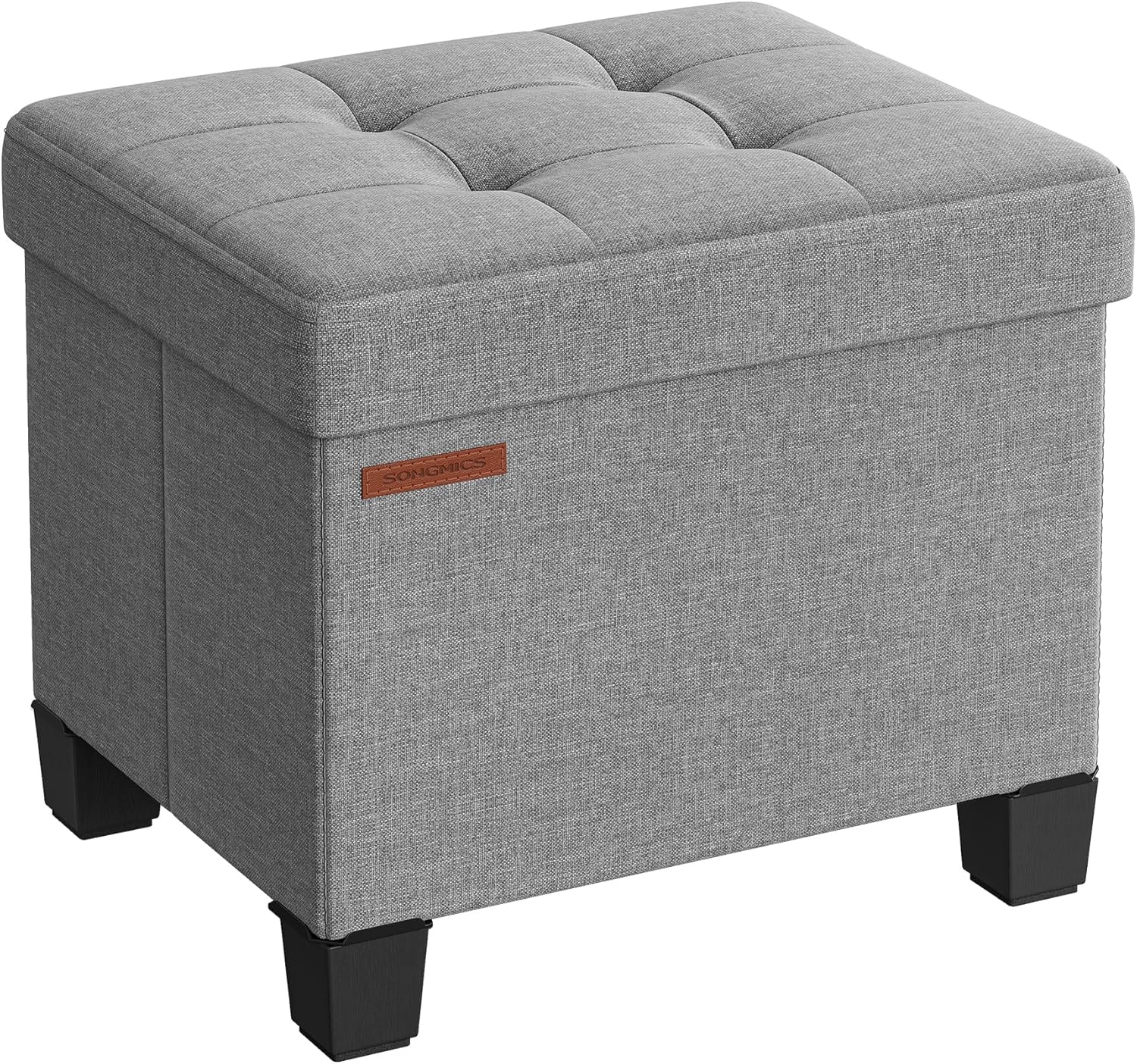 SONGMICS Storage Ottoman: Stylish Foot Rest with Storage Space