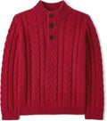 Baby Boys' Cozy Quarter Button Cable Knit Sweater by Gymboree
