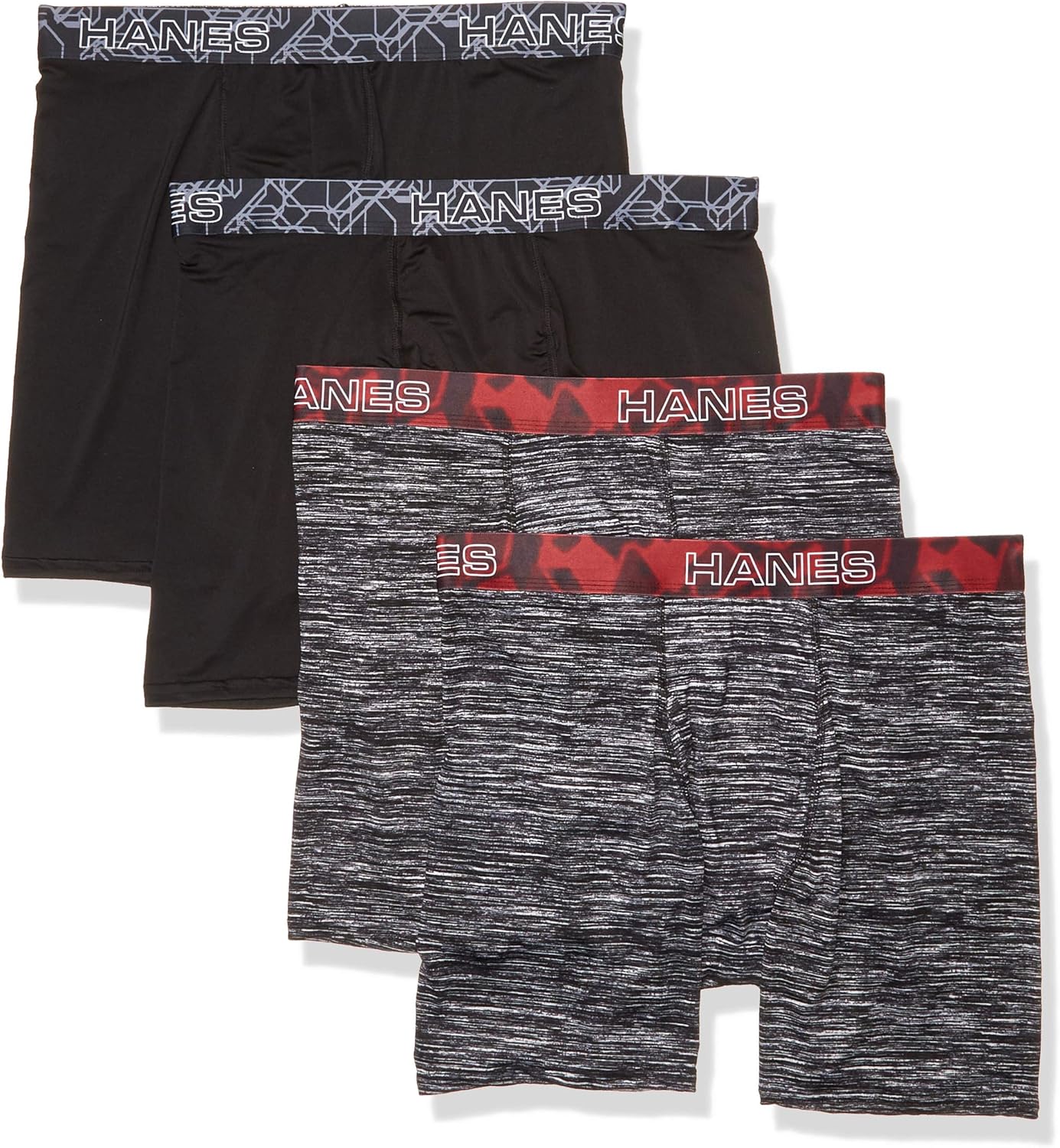 Hanes Men's Sport X-Temp Performance Boxer Briefs 4-Pack Review