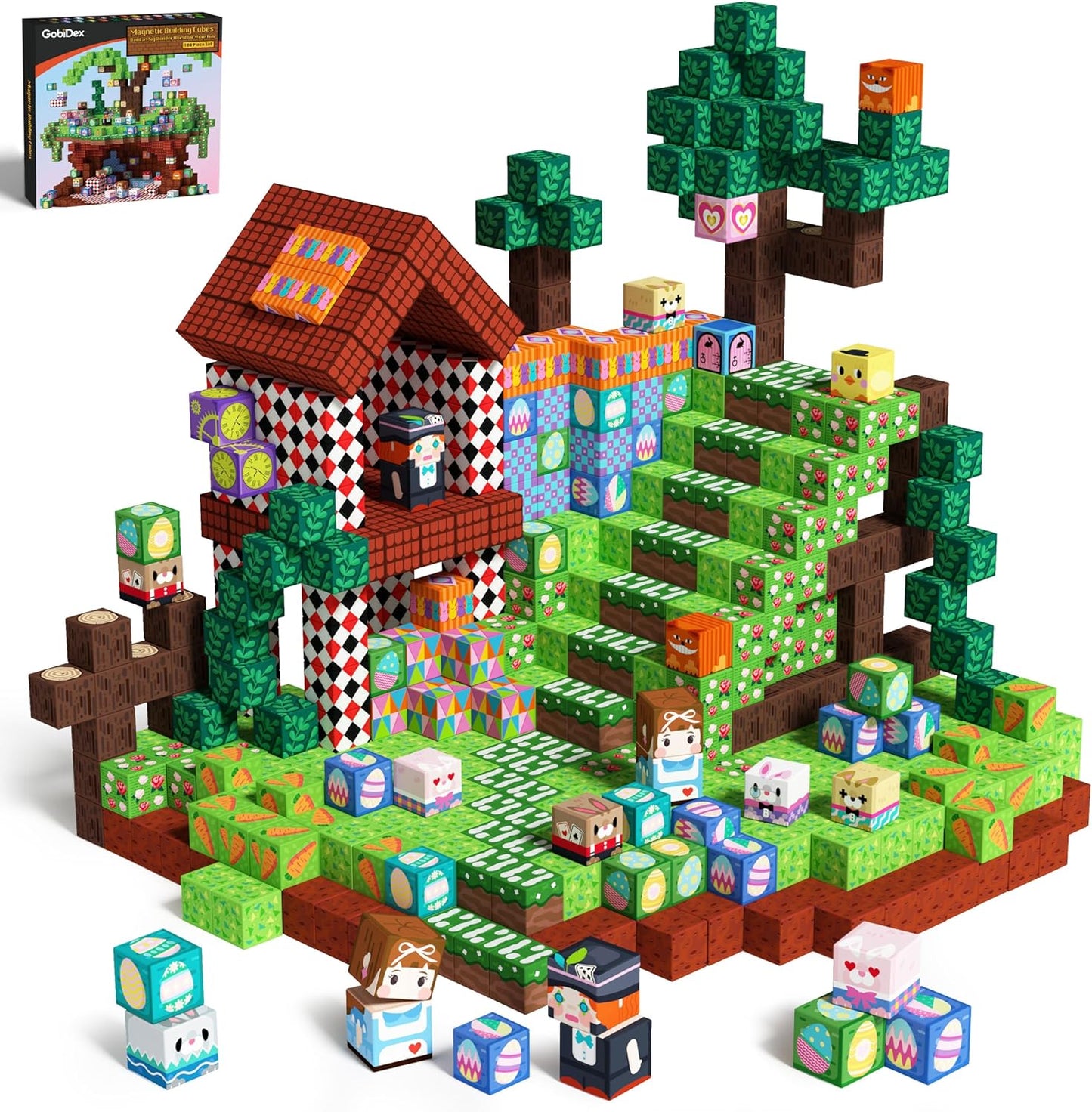 MagWonder Sensory Building Set for Kids 3+ - 100PCS