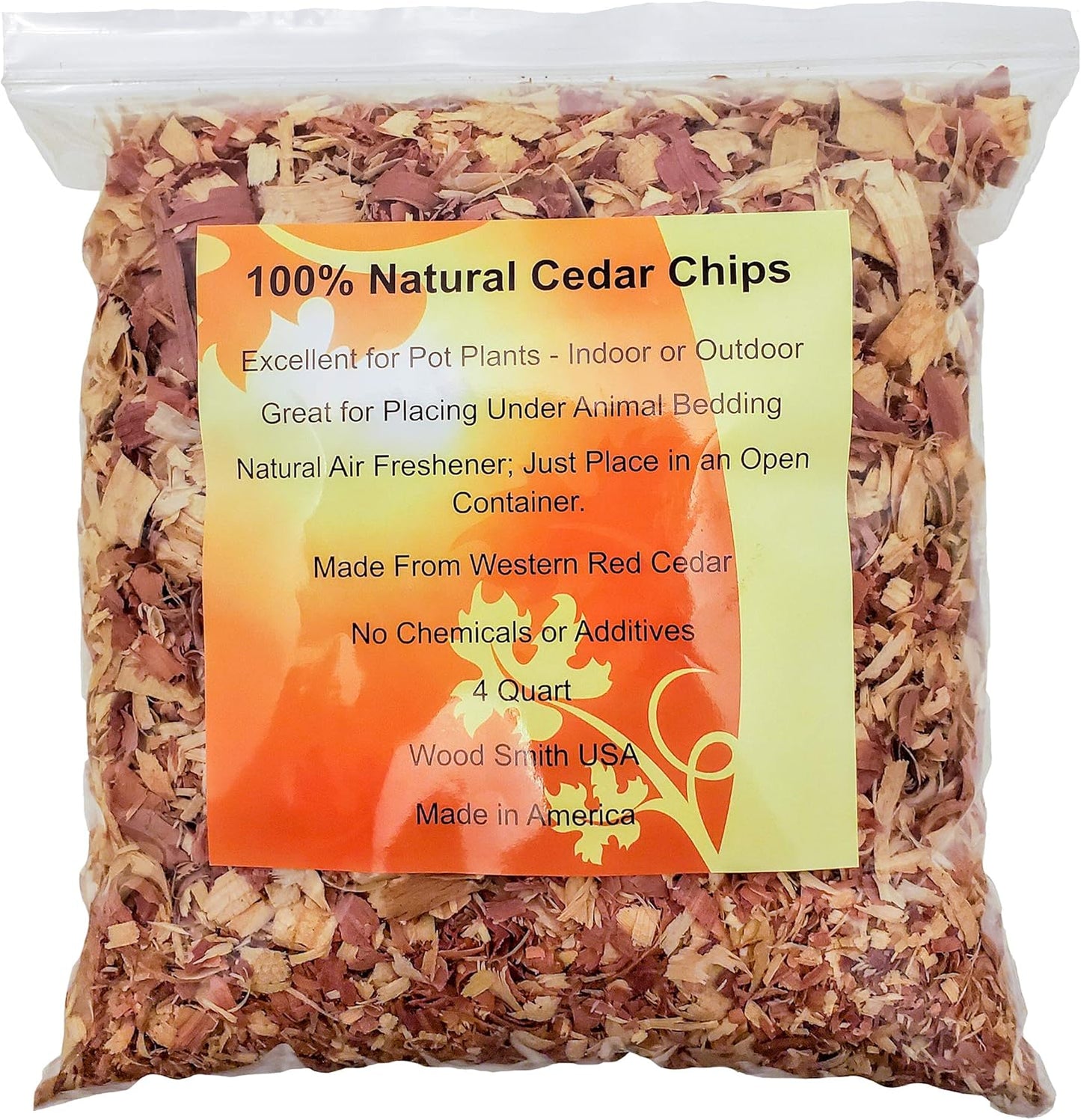 100% Natural Cedar Shavings for Indoor and Outdoor Use