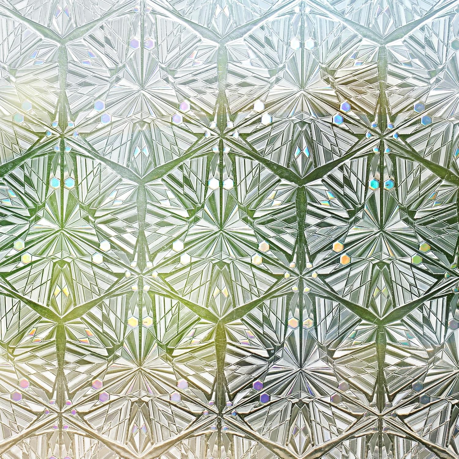 Stained Glass Window Film for Privacy and UV Protection