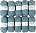 Wool of The Andes Worsted Yarn Pack - 10 Skeins Fjord Heather