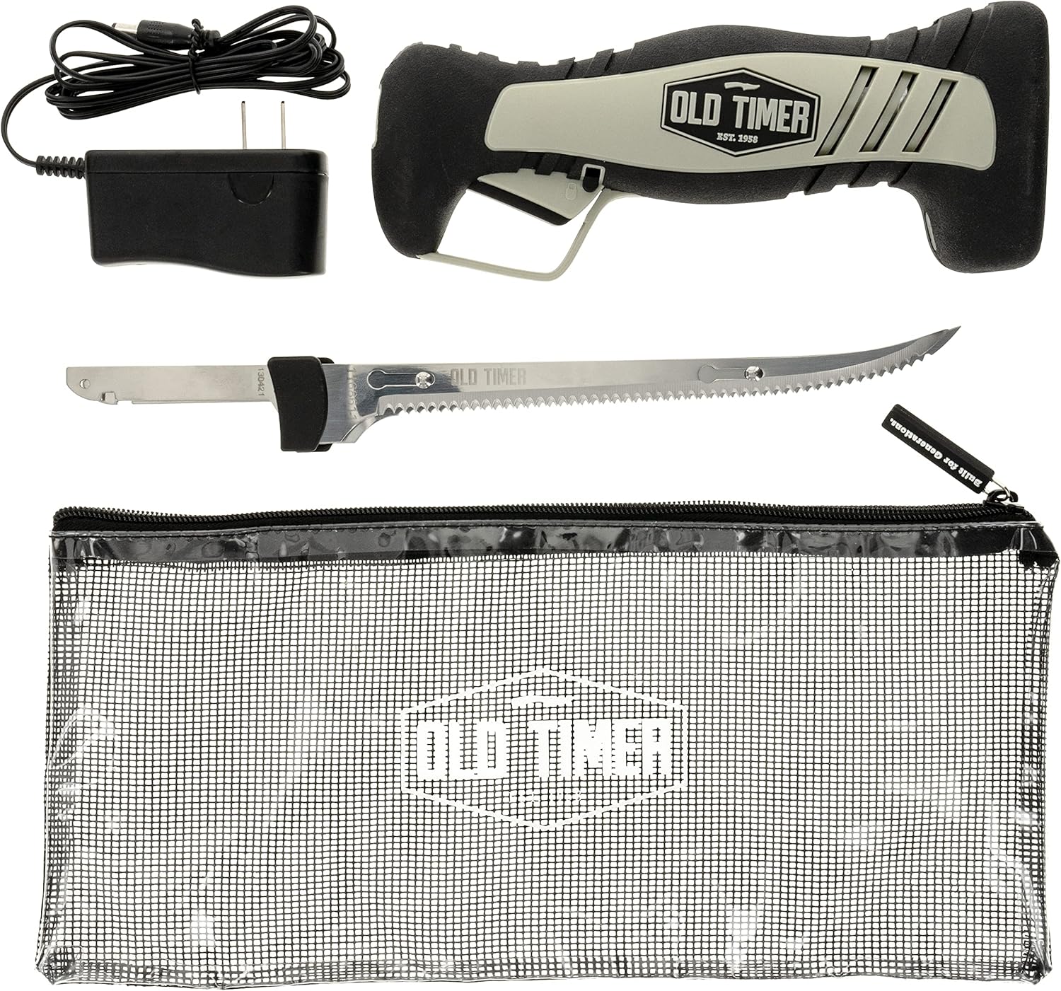 Old Timer Electric Fillet Knife for Fishing and Outdoors Use