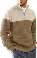 Men's Casual Quarter-Zip Sweater for Stylish Everyday Wear