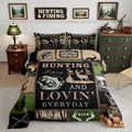 Big Pike Fish Bedding Set Queen Size - Fun Fishing Comforter
