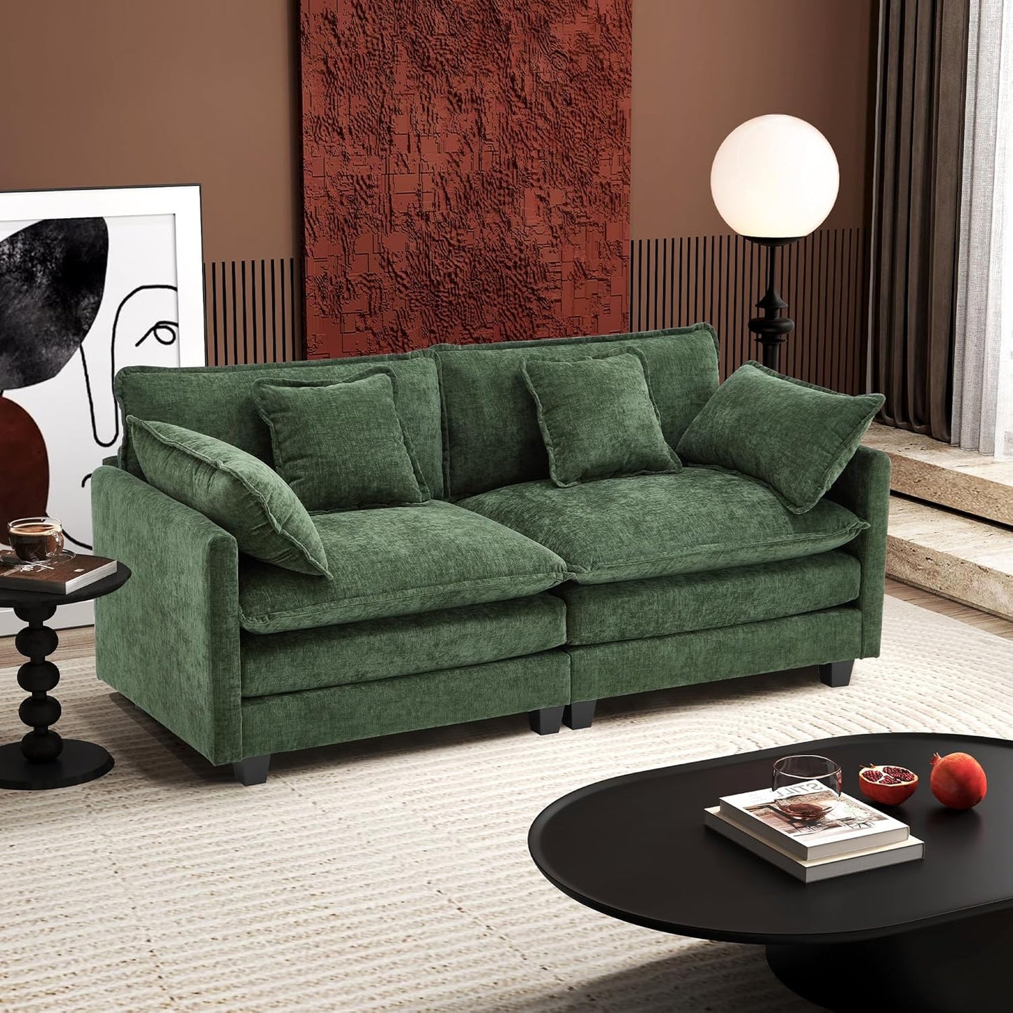 Ihanherry Cloud Sofa 77 Inch Loveseat for Ultimate Comfort