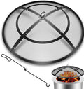 Fire Pit Spark Screen 36 in Round Cover - Heavy Duty Ember Guard
