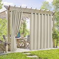 RYB HOME Extra Wide Outdoor Curtains 2 Panels - Wide 105 x Long 108 in