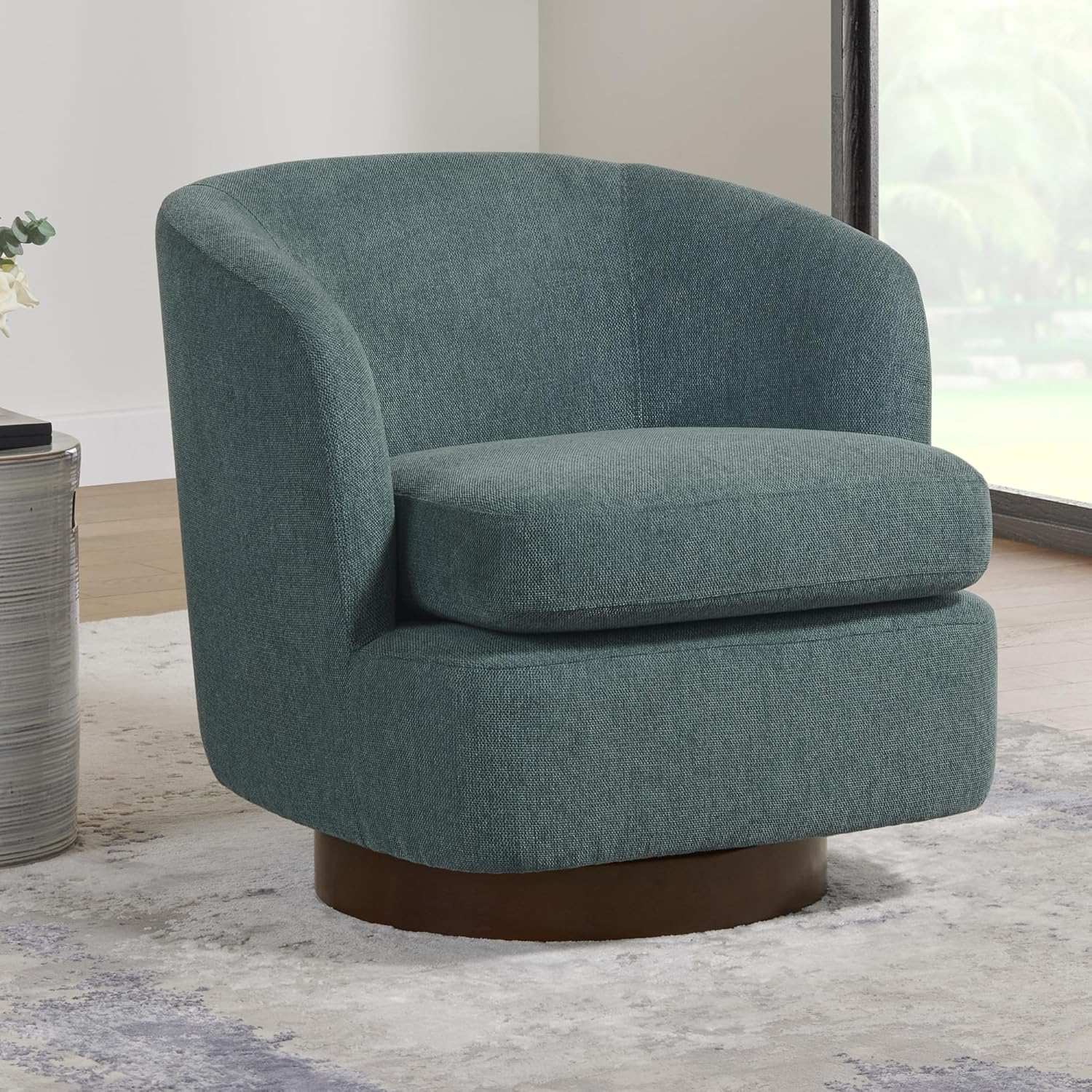 Modern Swivel Accent Chair for Stylish Living - Green