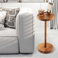360 Rotating Phone Holder Pedestal Side Table - NAGAWOOD