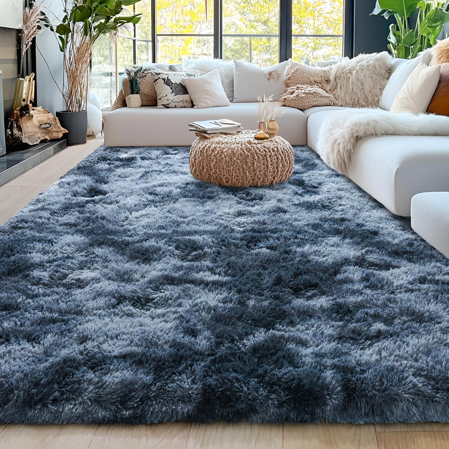 Ultra Soft 5x7 Area Rugs for Living Room and Bedroom Decor