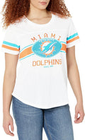 Women's Super Soft Mesh NFL Jersey T-Shirt - Relaxed Fit White
