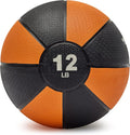 Weighted Medicine Ball 12 lb - Durable Rubber Core Training