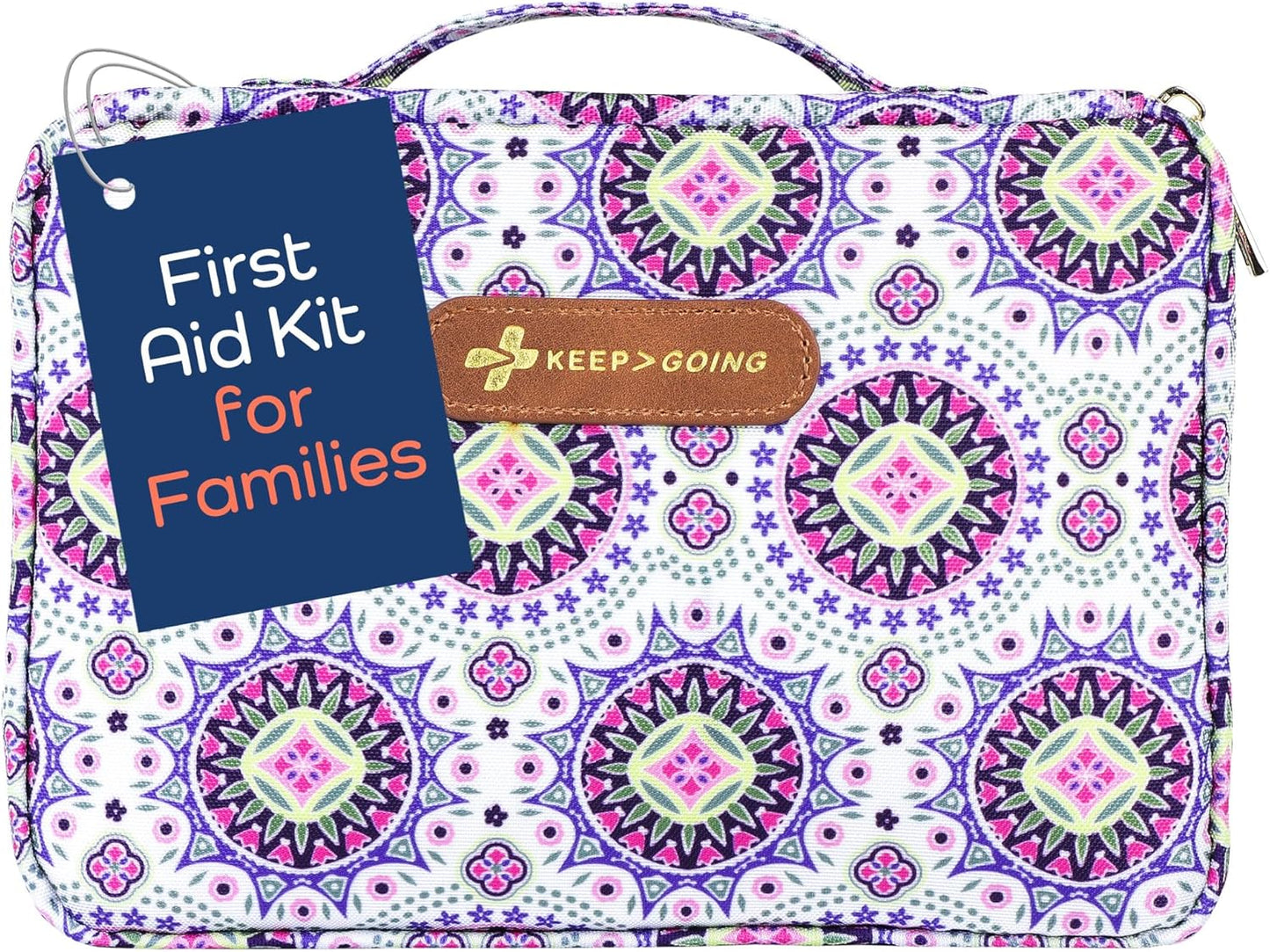 KeepGoing Large Home First Aid Kit for Kids - 270 Pc. Travel Kit