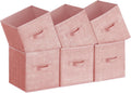 SONGMICS Storage Cubes Set of 6 for Organizing Clothes and More