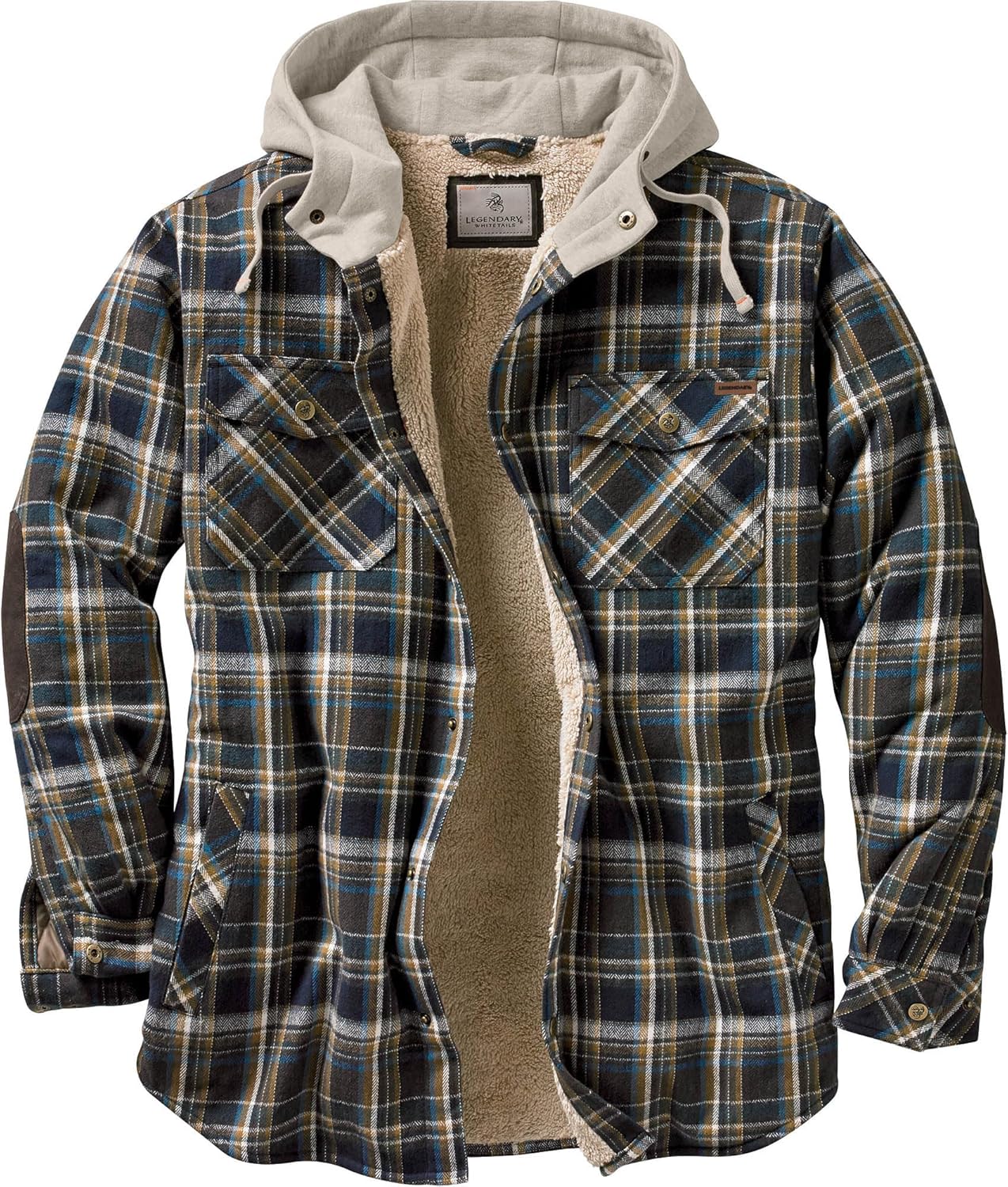 Legendary Whitetails Hooded Shirt Jacket for Ultimate Comfort