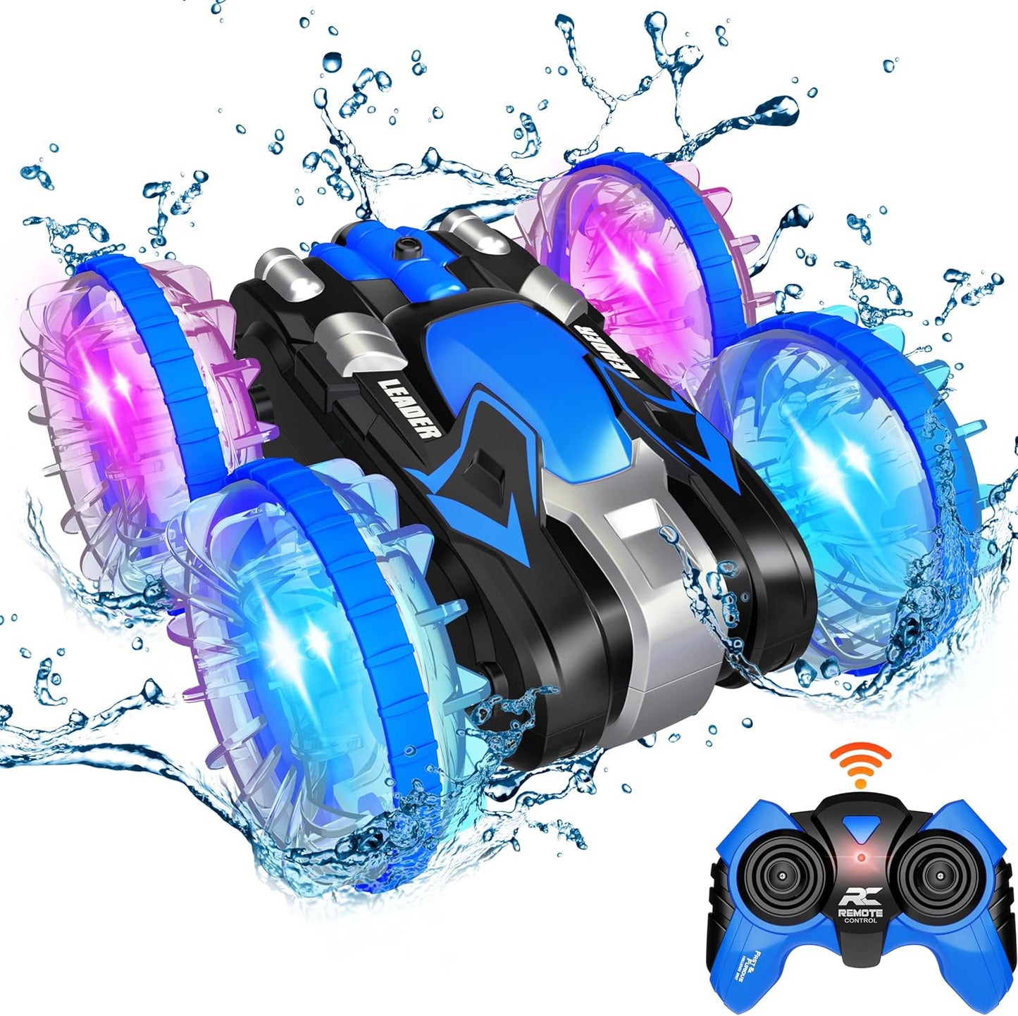 Amphibious RC Monster Truck - All-Terrain Fun!
