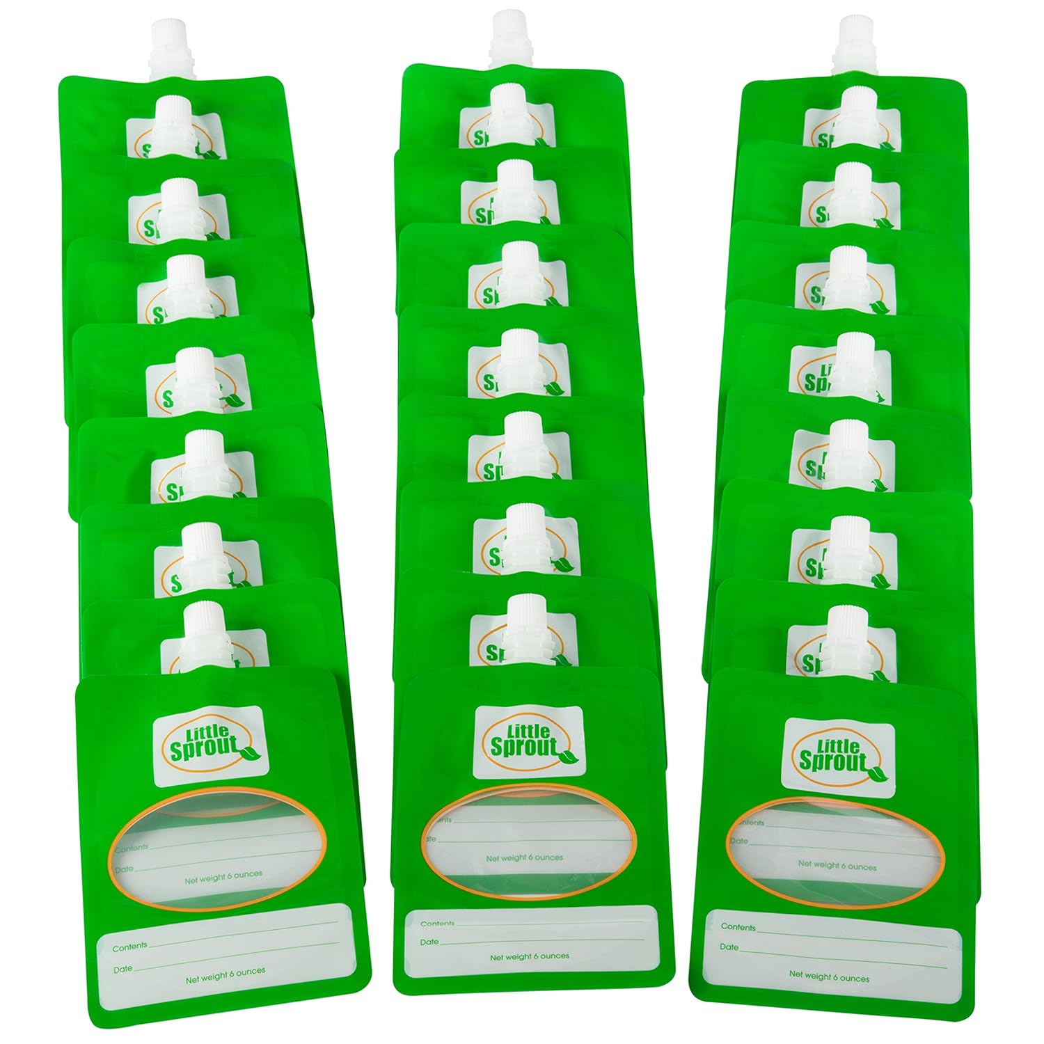 Organic Homemade Baby Food Pouches- 24 Pack
