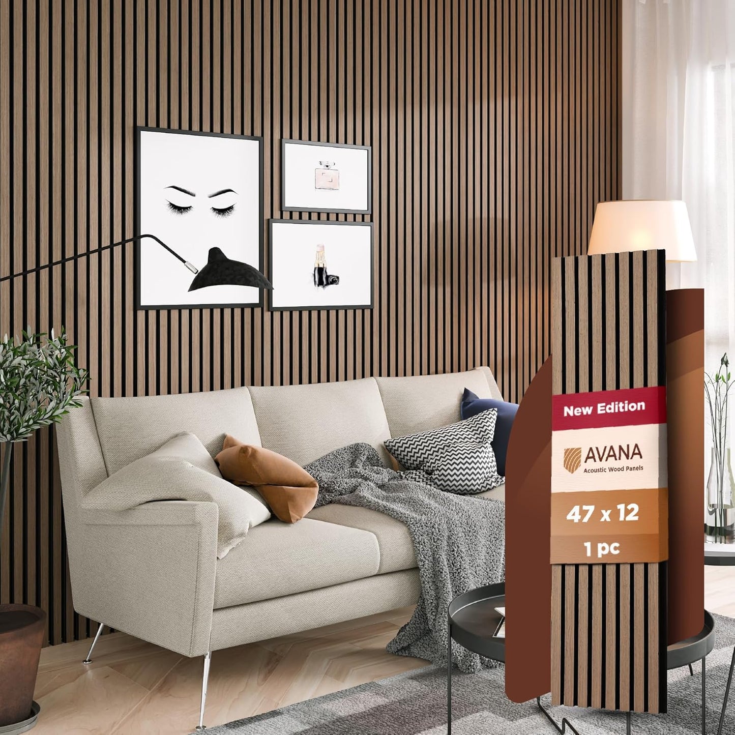 Avana Modern Acoustic Wood Wall Panels for Stylish Interiors