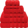 Luxury 6 Piece Towel Set with 100% Cotton for Ultimate Comfort