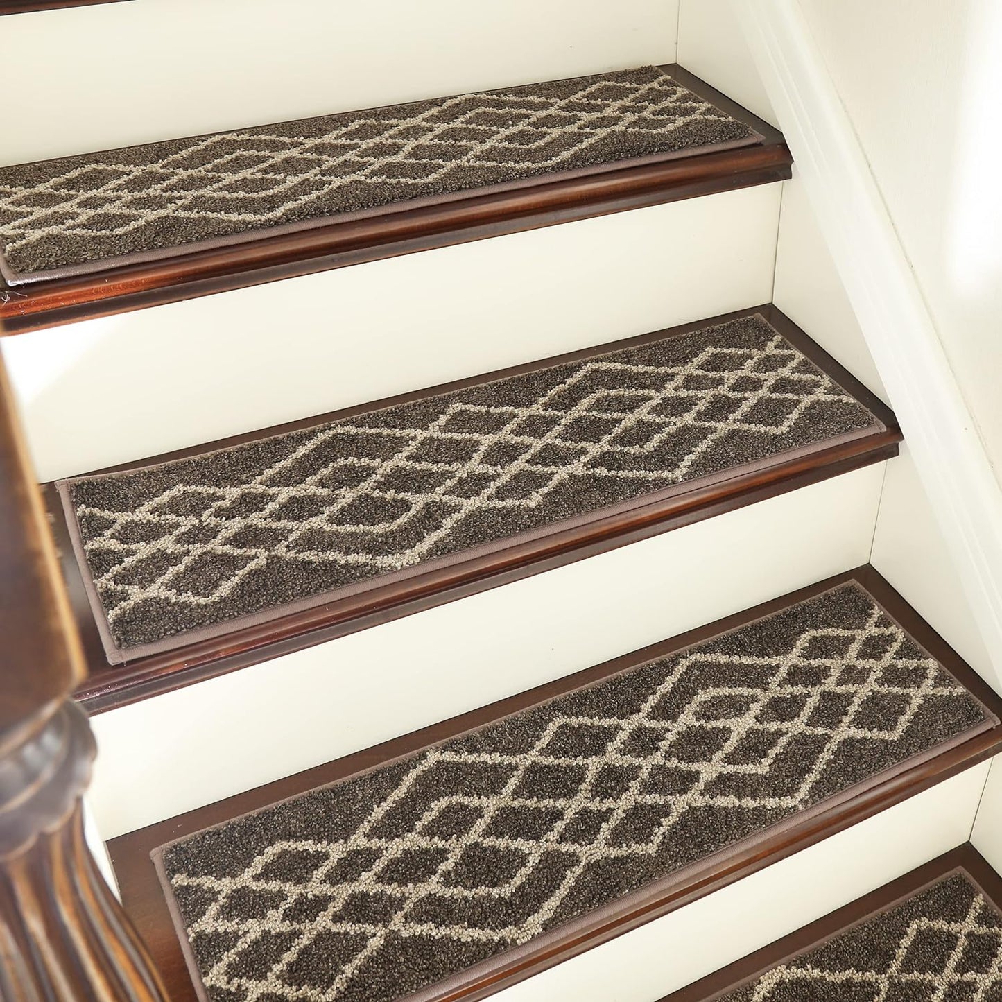 COSY HOMEER Soft Stair Treads Non-Slip Carpet Mat for Safety