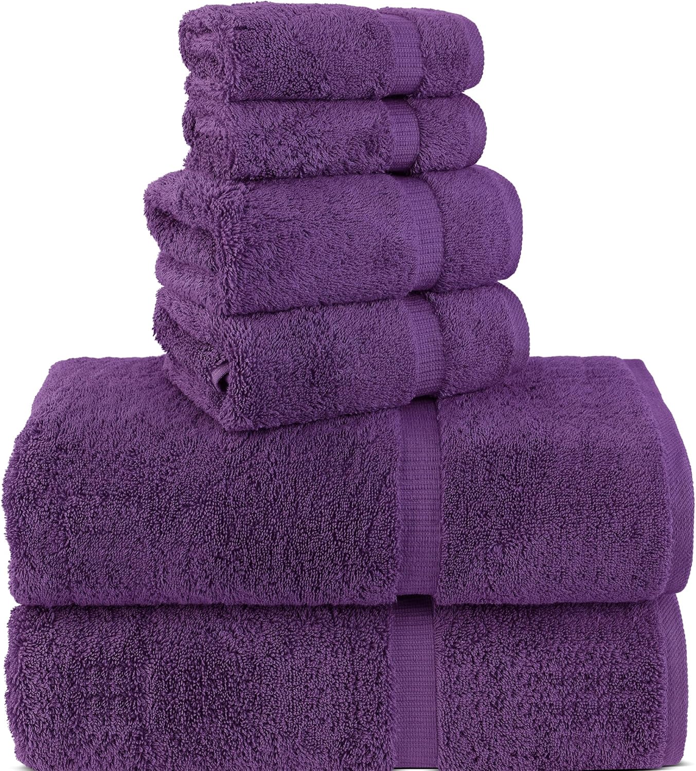 Chakir Turkish Linens Premium Cotton Towel Set for Bathroom