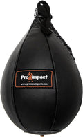 PU Leather Speed Bag Pear Shaped Hanging Ball - Fast Rebound Trainer