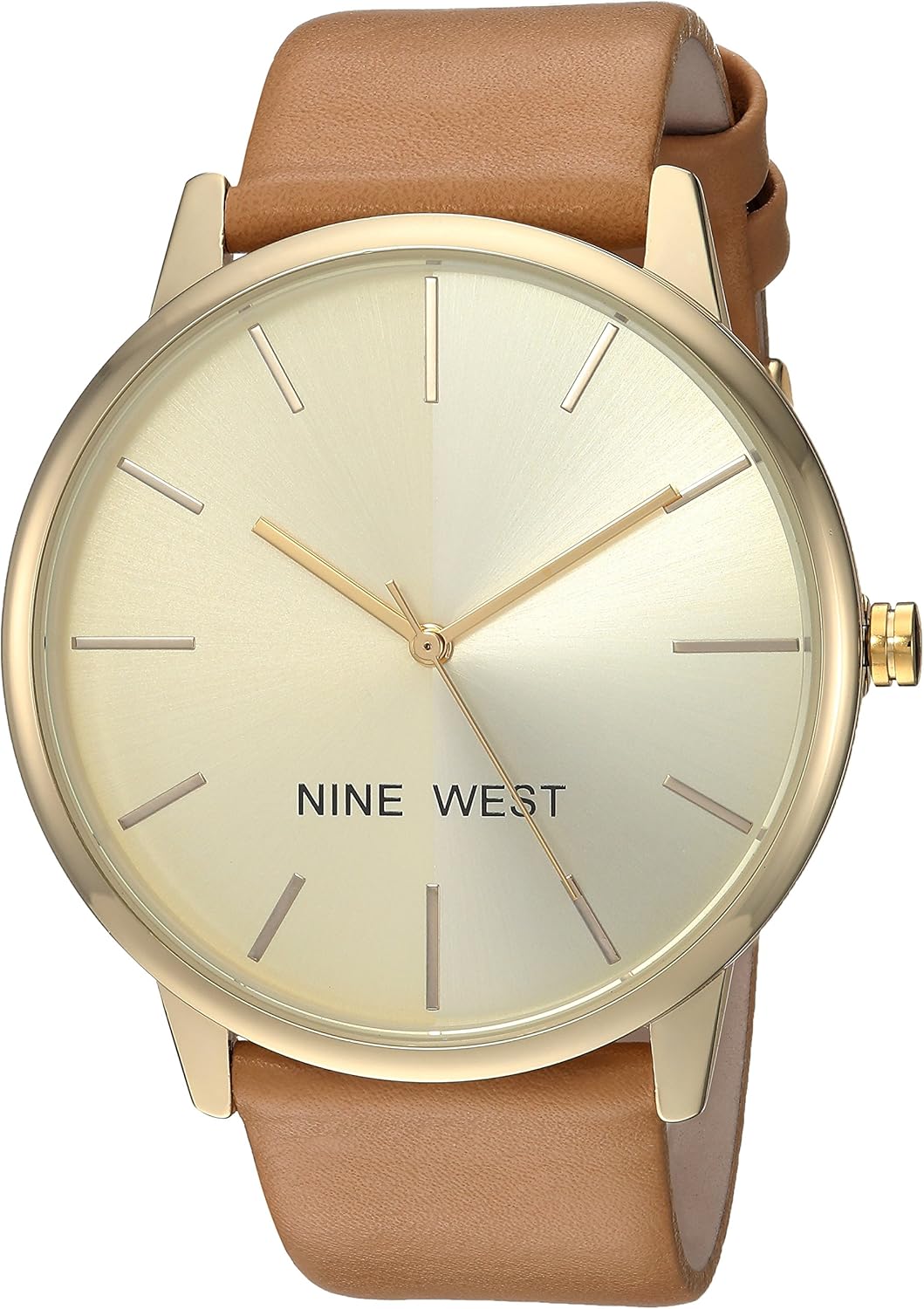Nine West Gold-Tone Watch: Luxe Elegance!