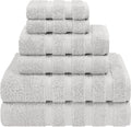 American Soft Linen Luxury 6 Piece Towel Set - Soft, Absorbent Linen