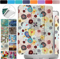 DuraSafe iPad Mini 7.9 Case Yarn Flowers - Magnetic Dual-Angle Stand