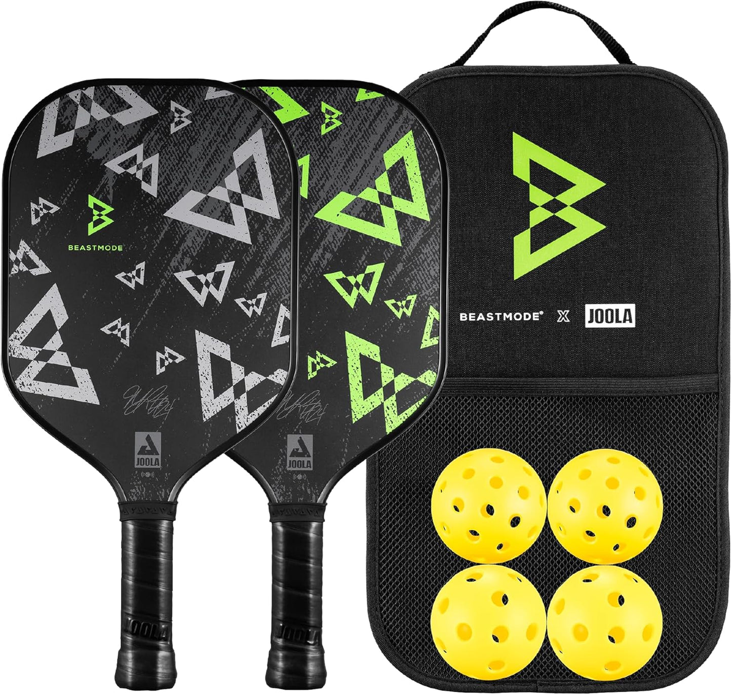 JOOLA Beastmode Pickleball Paddle Set with Rackets and Balls
