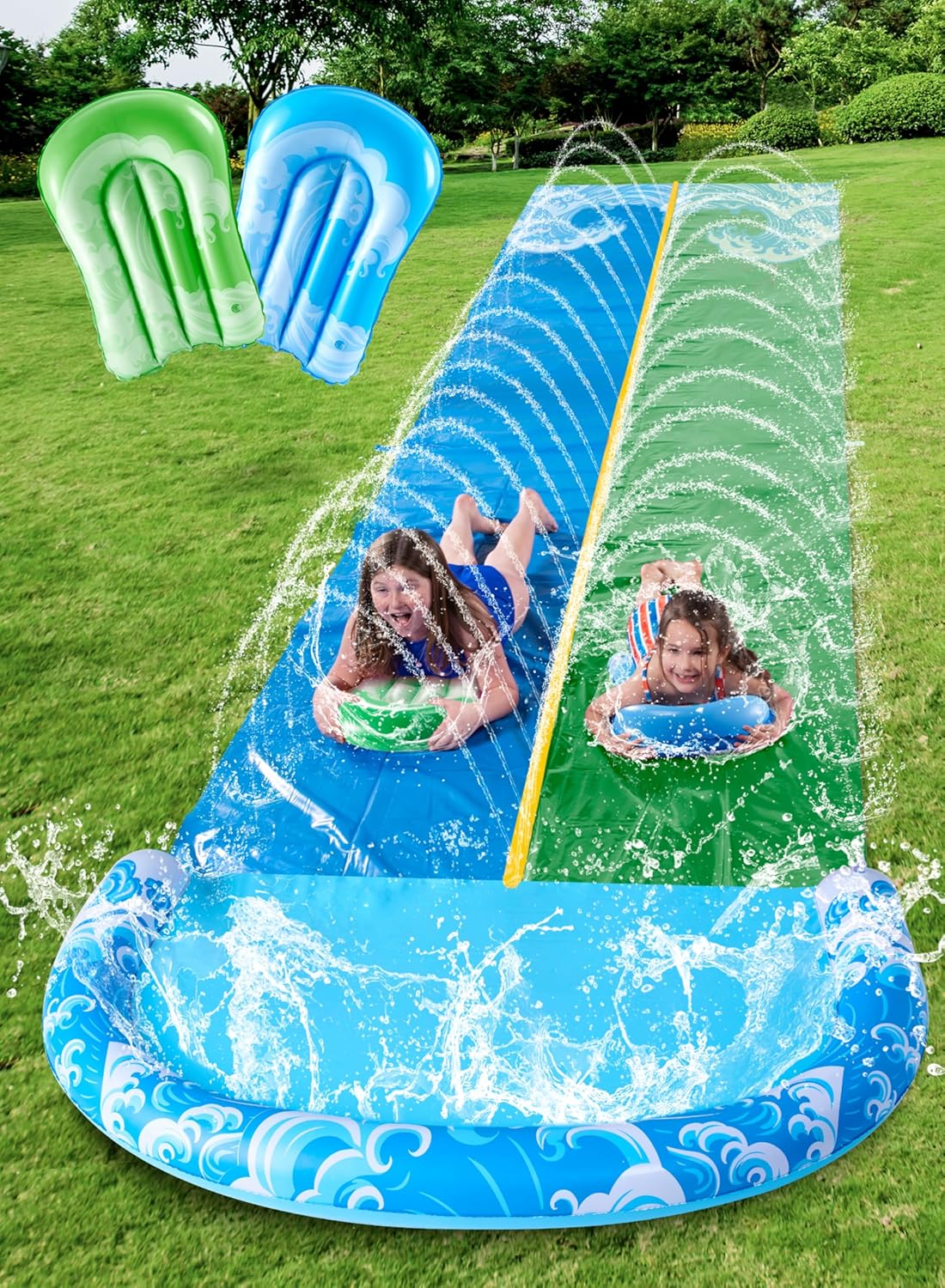 JOYIN 22.5FT Water Slide for Kids and Adults, Extra Long Fun