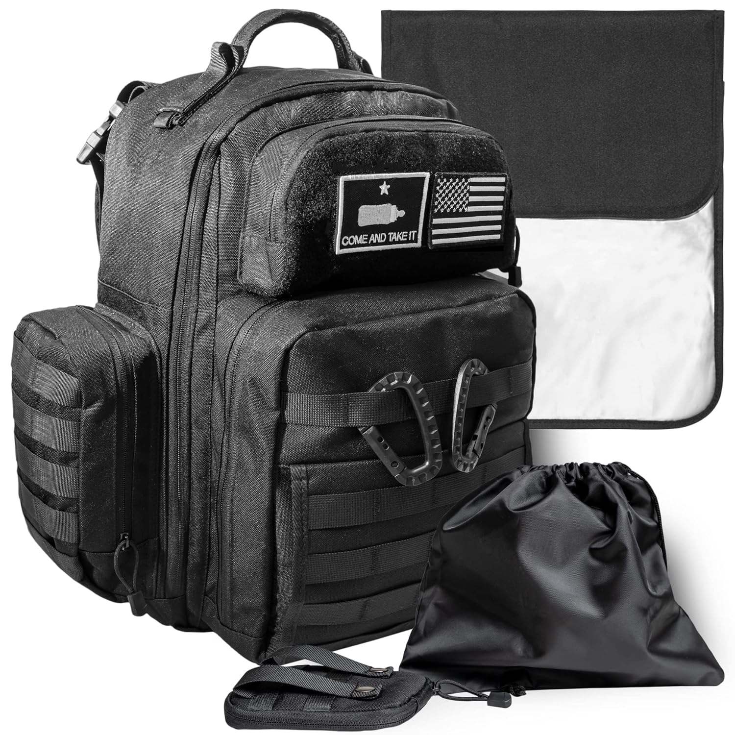 Dad Diaper Bag - Molle-Style Military Backpack for Parents