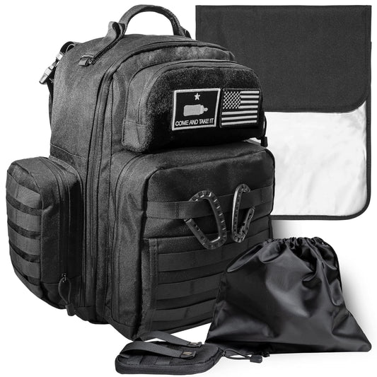 Dad Diaper Bag - Molle-Style Military Backpack for Parents