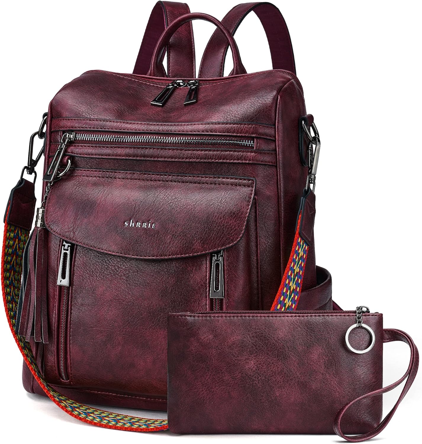 Shrrie Backpack Purse for Women - Stylish Leather Travel Bag