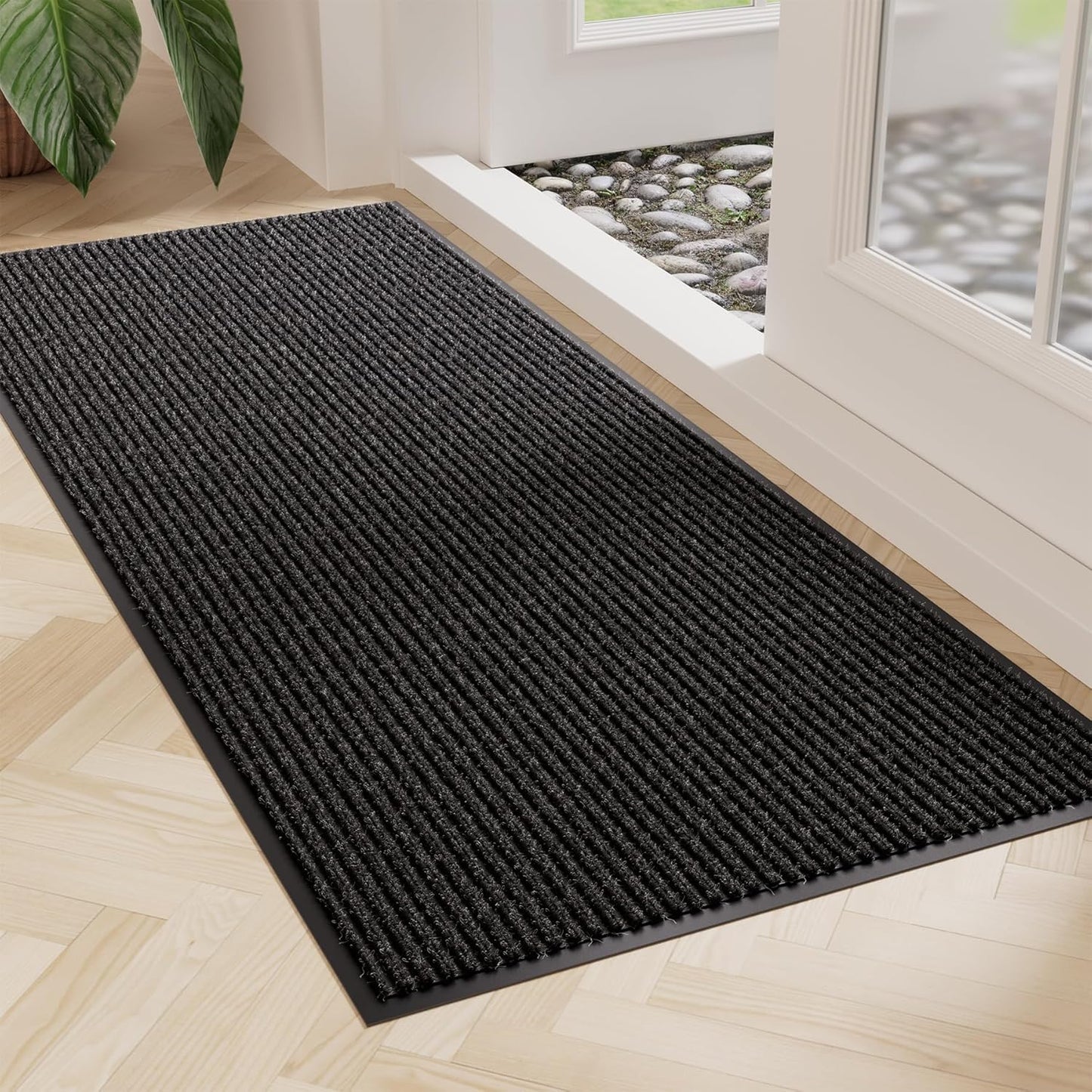Heavy Duty Front Door Mat 3ft x 10ft for Indoor Outdoor Use