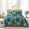 BEDIFANY Cotton Queen Size Quilt Set for All Seasons Comfort