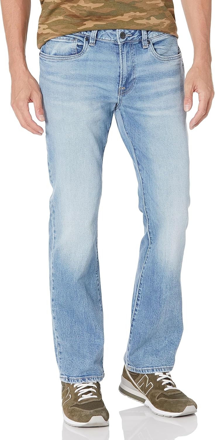 Buffalo David Bitton Men's Slim Boot King Jeans for Comfort