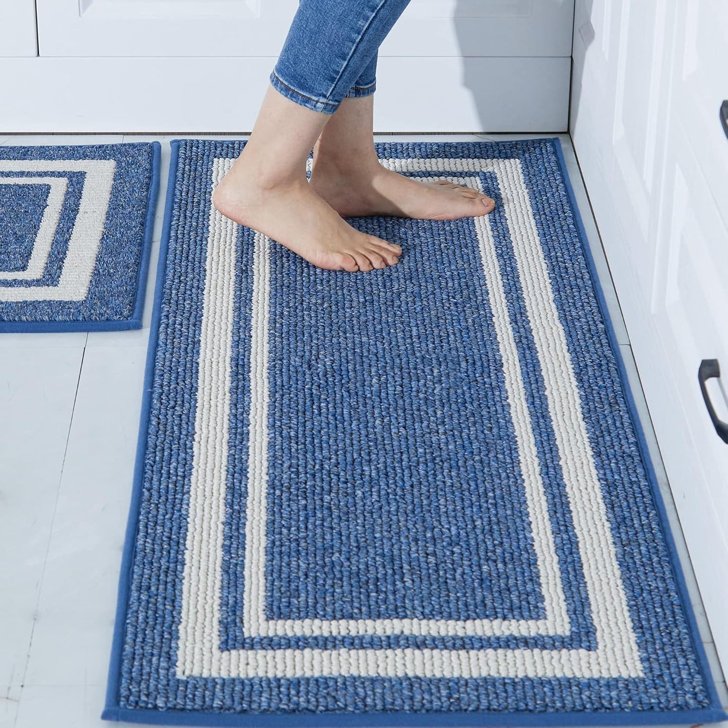 COSY HOMEER Kitchen Rugs Non-Slip Thick Polypropylene Mats