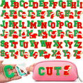 Chenille Letter Patches 104 Pc Pack - Mixable Iron-On Alphabet Set