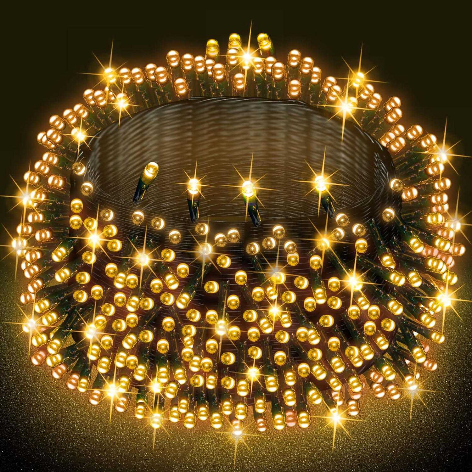 Dazzle Bright Warm White Christmas String Lights for Festive Decor