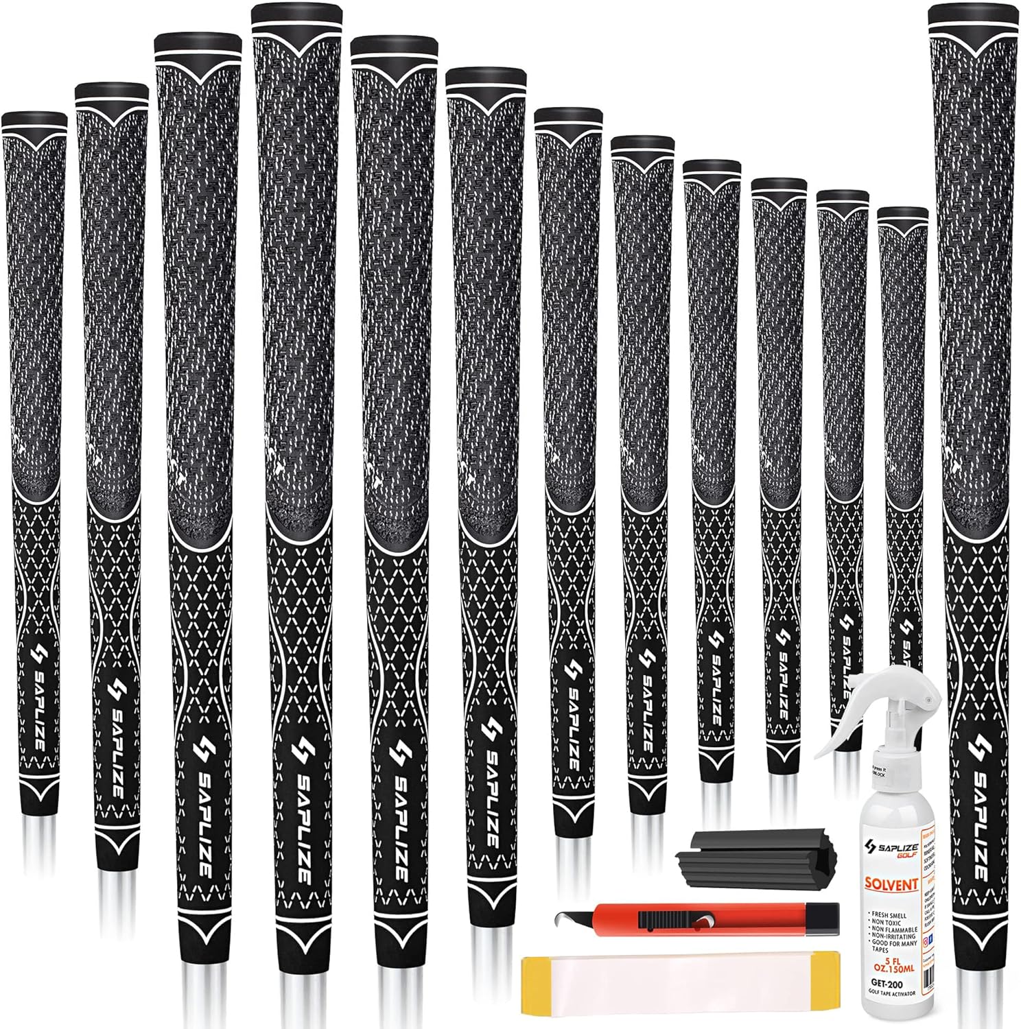 SAPLIZE Hybrid Golf Grips - Innovative Cross Corded Design