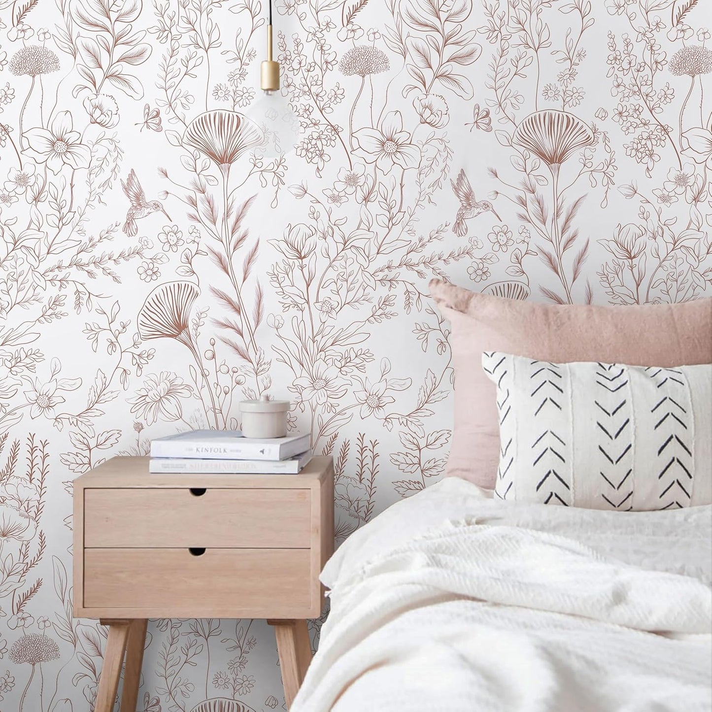CiCiwind Floral Self Adhesive Wallpaper for Modern Home Decor