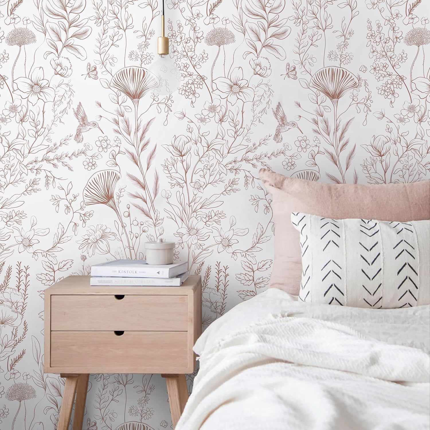 CiCiwind Floral Self Adhesive Wallpaper for Modern Home Decor