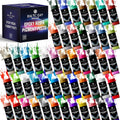 50 Color Pigment Paste for Epoxy Resin Set - Vibrant High-Gloss Colors