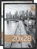 20x28 Poster Frame Black High-Gloss 2-Pack - Trendsetter