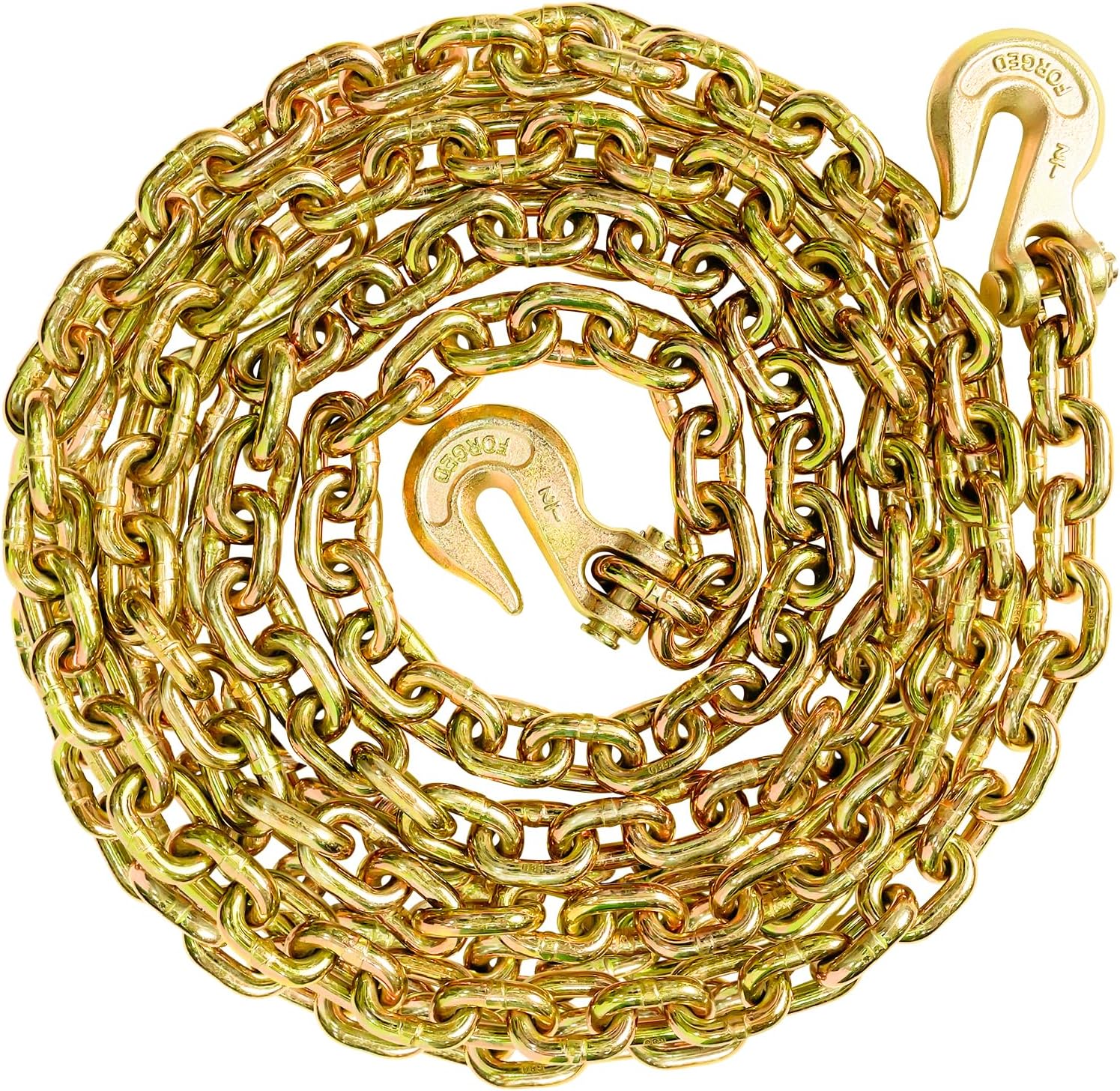 1/2 Chain Trailer Chains with Hooks for Heavy-Duty Use